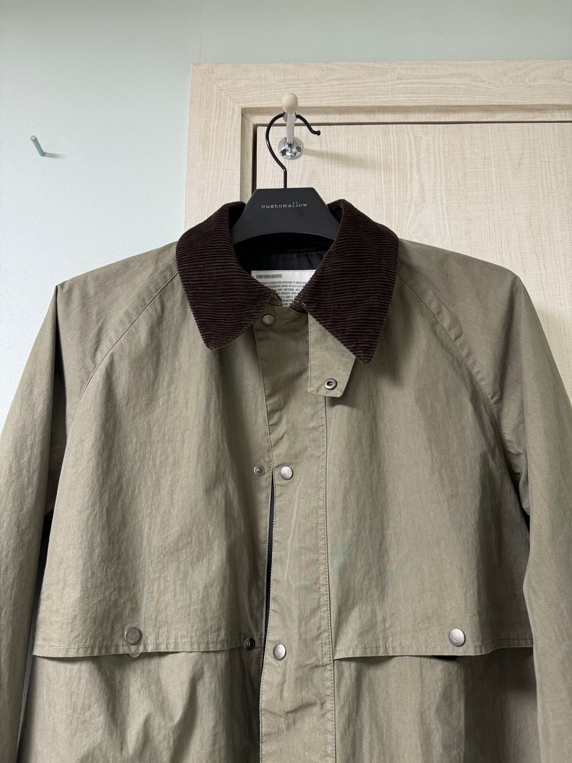[이사 급처!!] 유니폼브릿지 워크자켓 숏 블루종 자켓 카키 L사이즈 상품이미지2