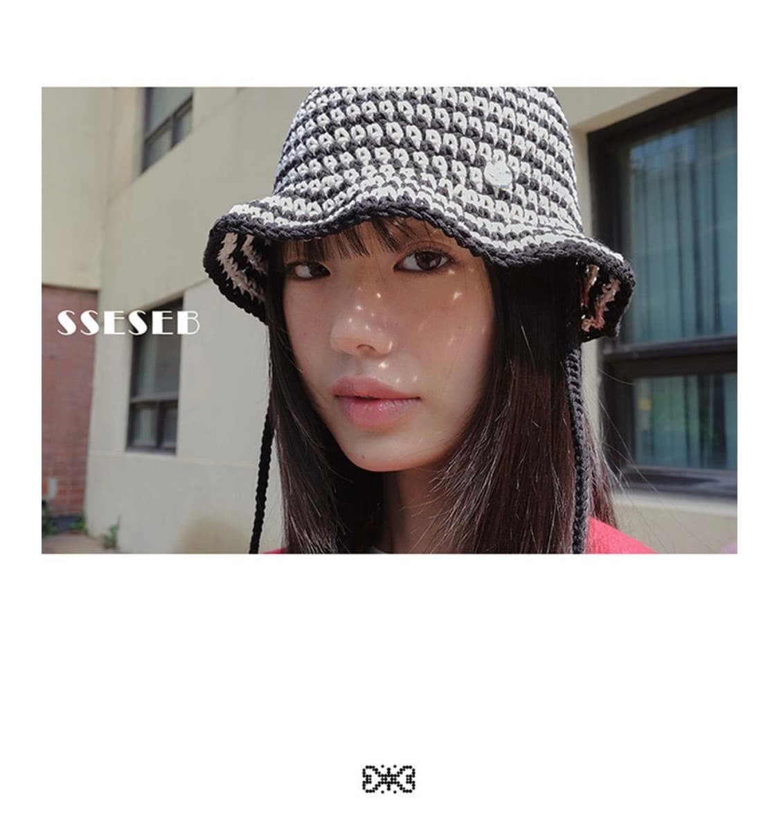 세셉 sseseb 스트라이프 버킷햇 뜨개 모자 상품이미지4