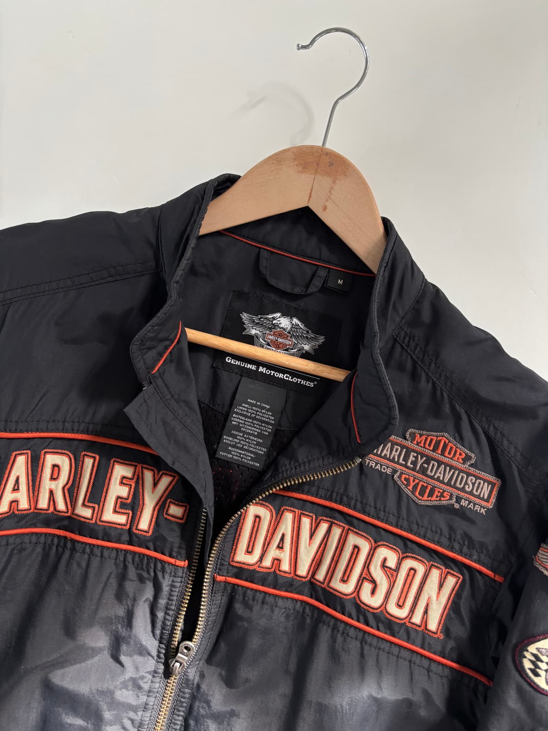 Harley Davidson 할리데이비슨 모터사이클 나일론 레이싱 자켓  상품이미지7