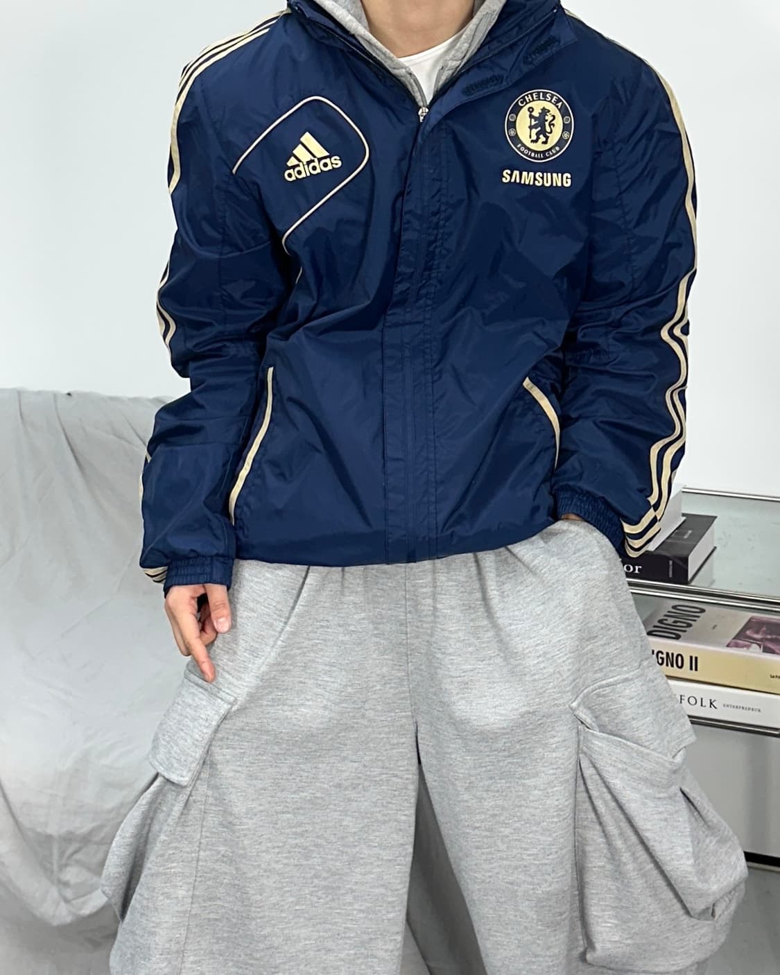 아디다스 12-13 첼시 바람막이 L 상품이미지2