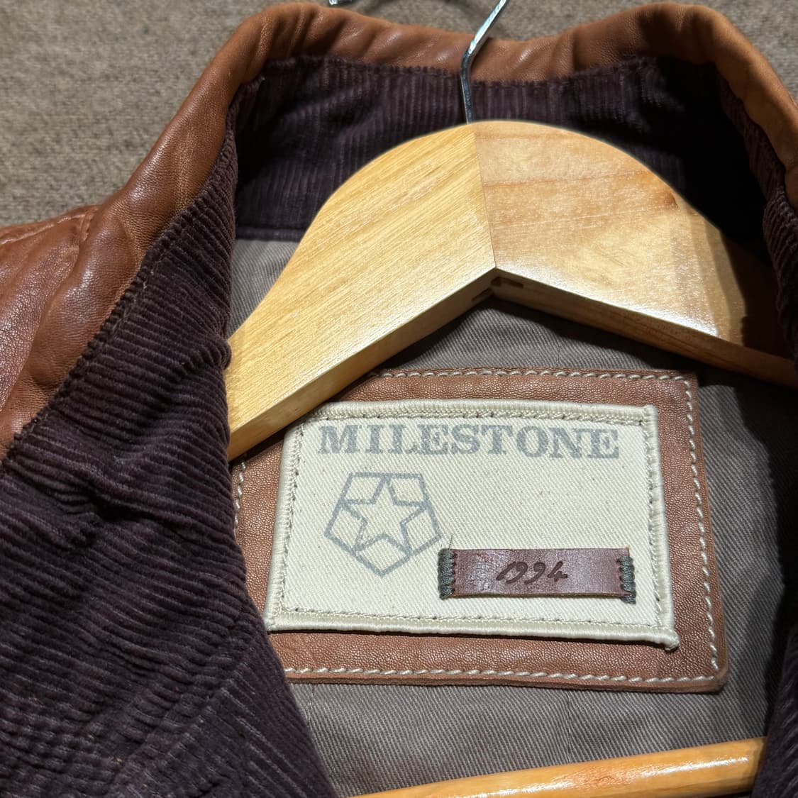 마일스톤 램스킨 나파가죽 카페레이서 자켓 L 양가죽 상품이미지3