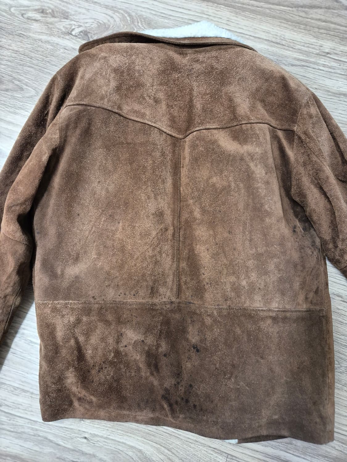 소가죽 스웨이드 셰르파 자켓 상품이미지9