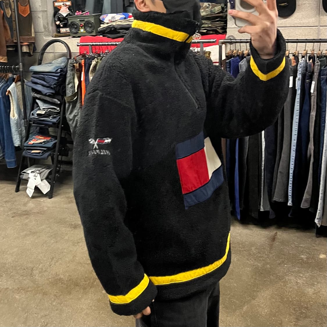 90s 타미힐피거 F1 후리스 아노락 (105) 상품이미지6