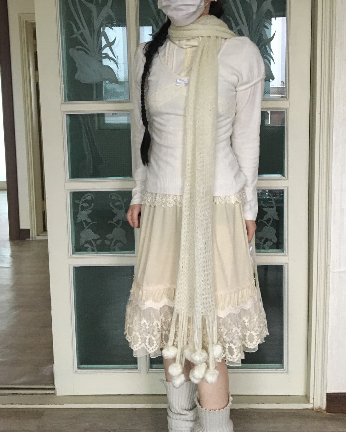 Lace trimming knit 상품이미지6