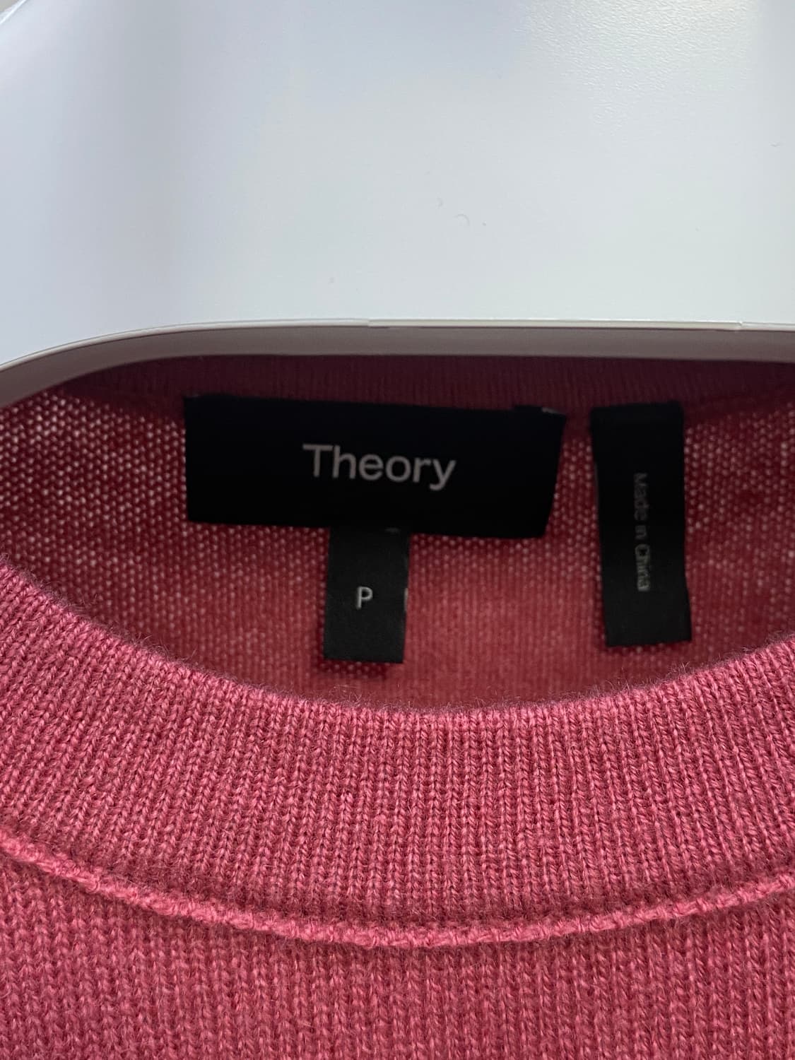 Theory 띠어리 캐시미어 100 핑크 P 사이즈  상품이미지3