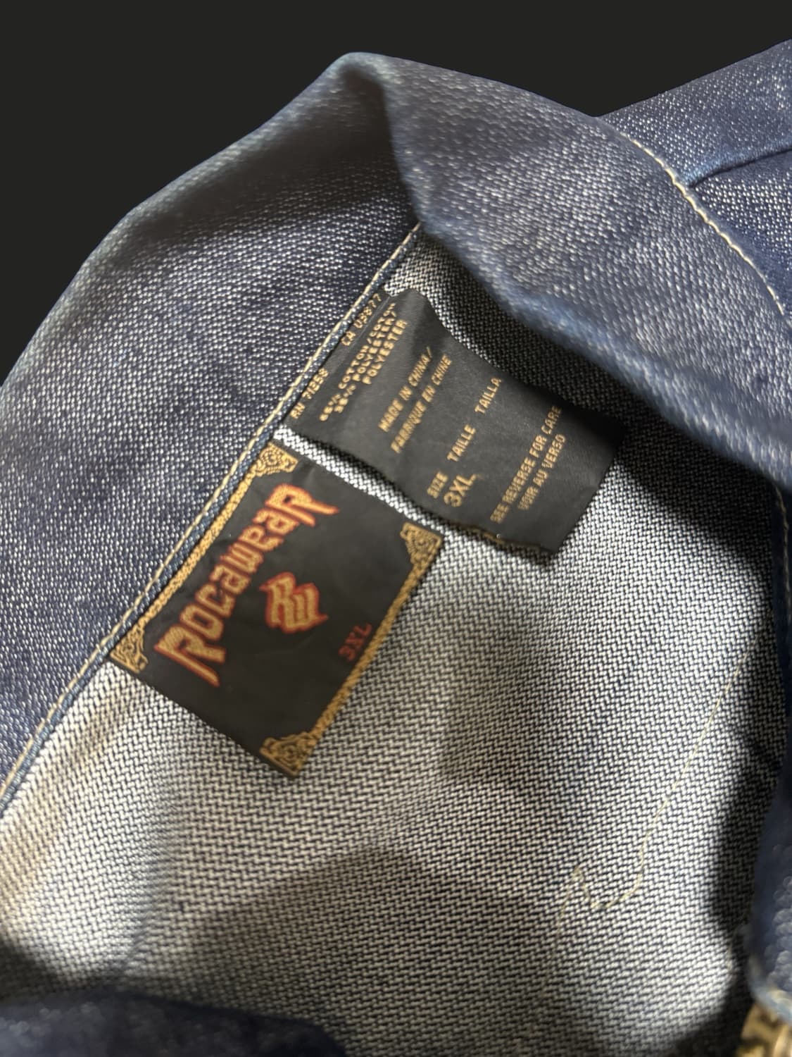 00‘s rocawear 빈티지 데님 자켓 상품이미지3