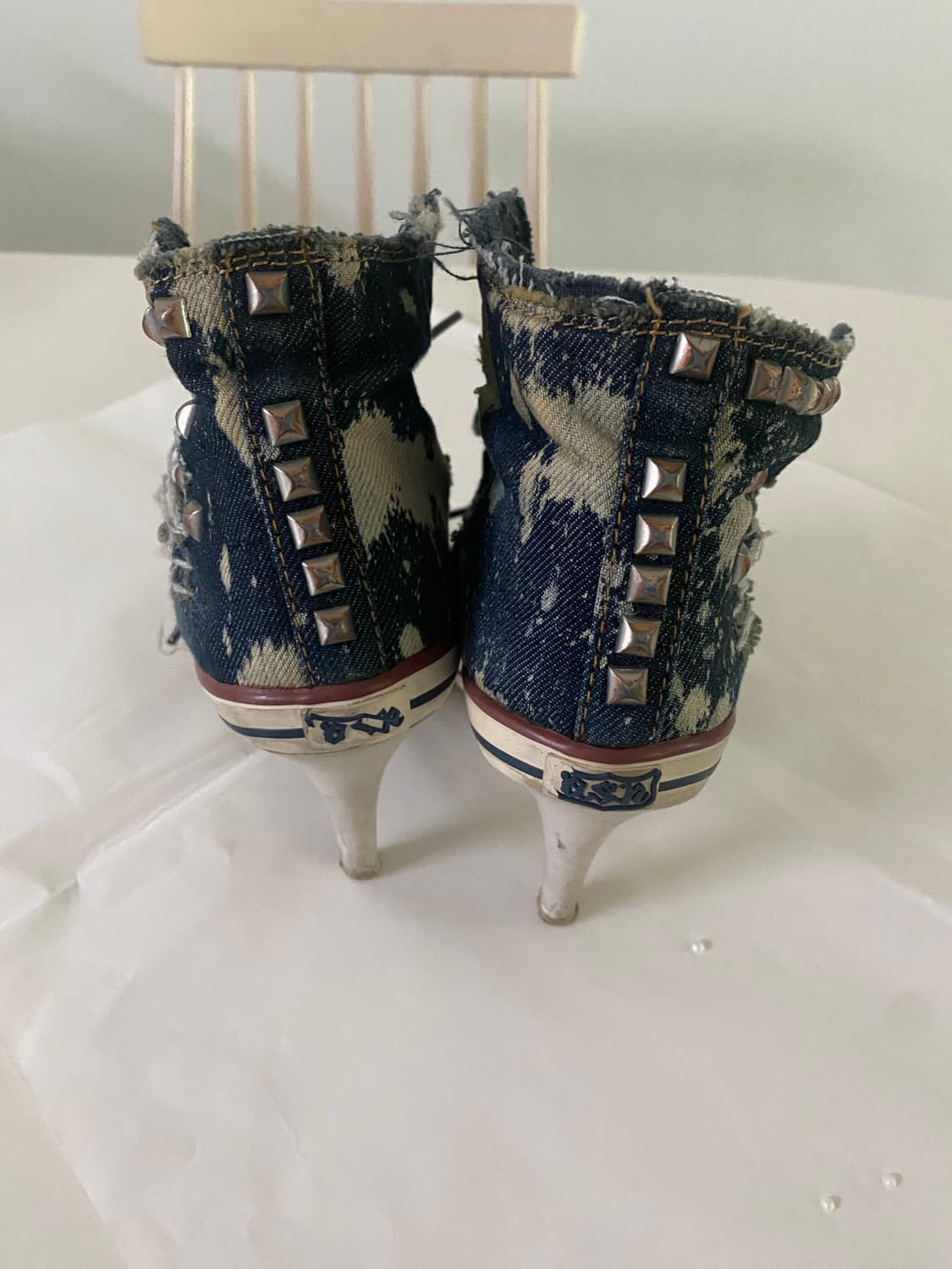 Ash 데님 스터드 힐 상품이미지3