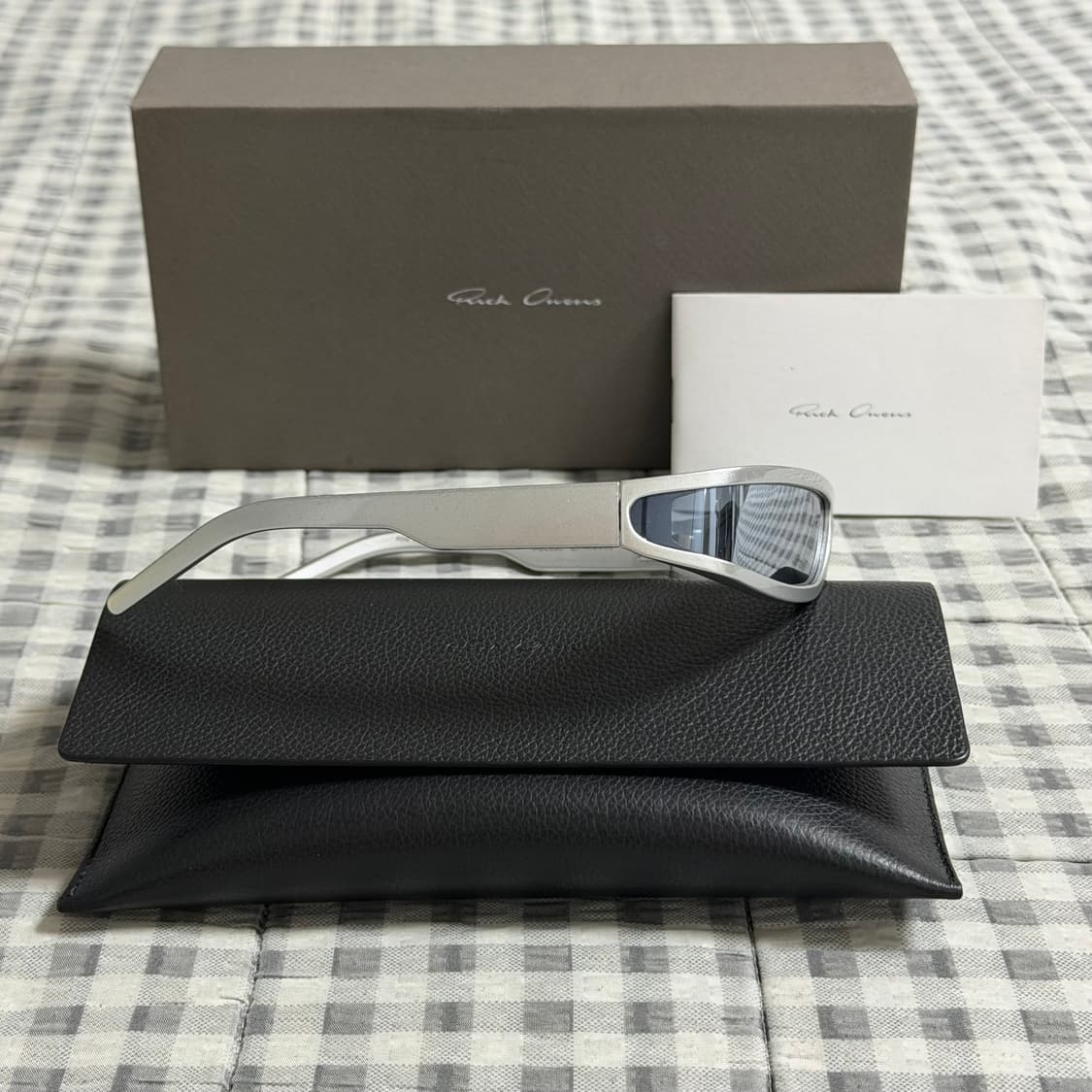 (OS) Rick owens 릭오웬스 fog 미러 선글라스 실버 상품이미지3