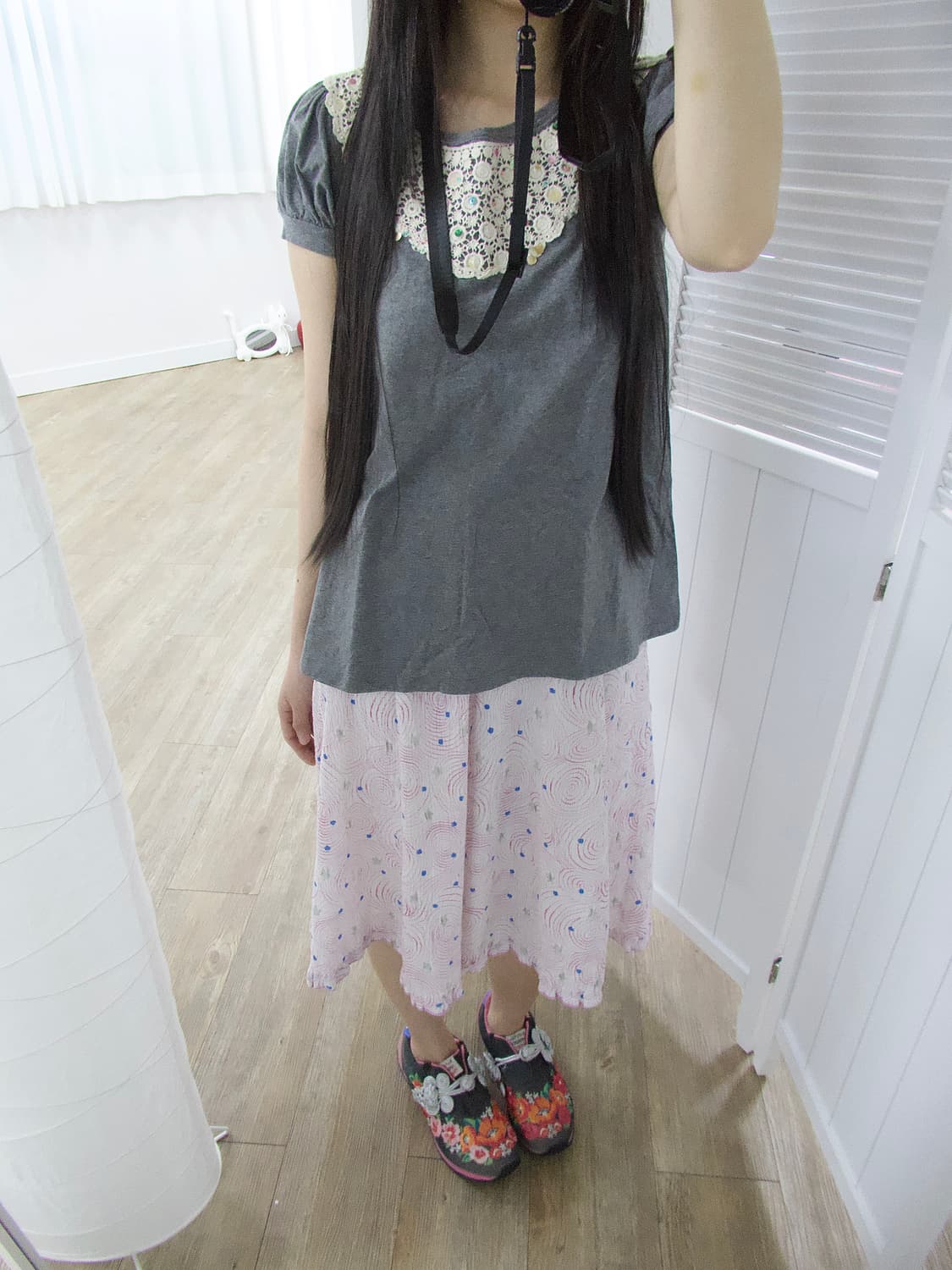 츠모리치사토 별패턴 스커트 상품이미지2