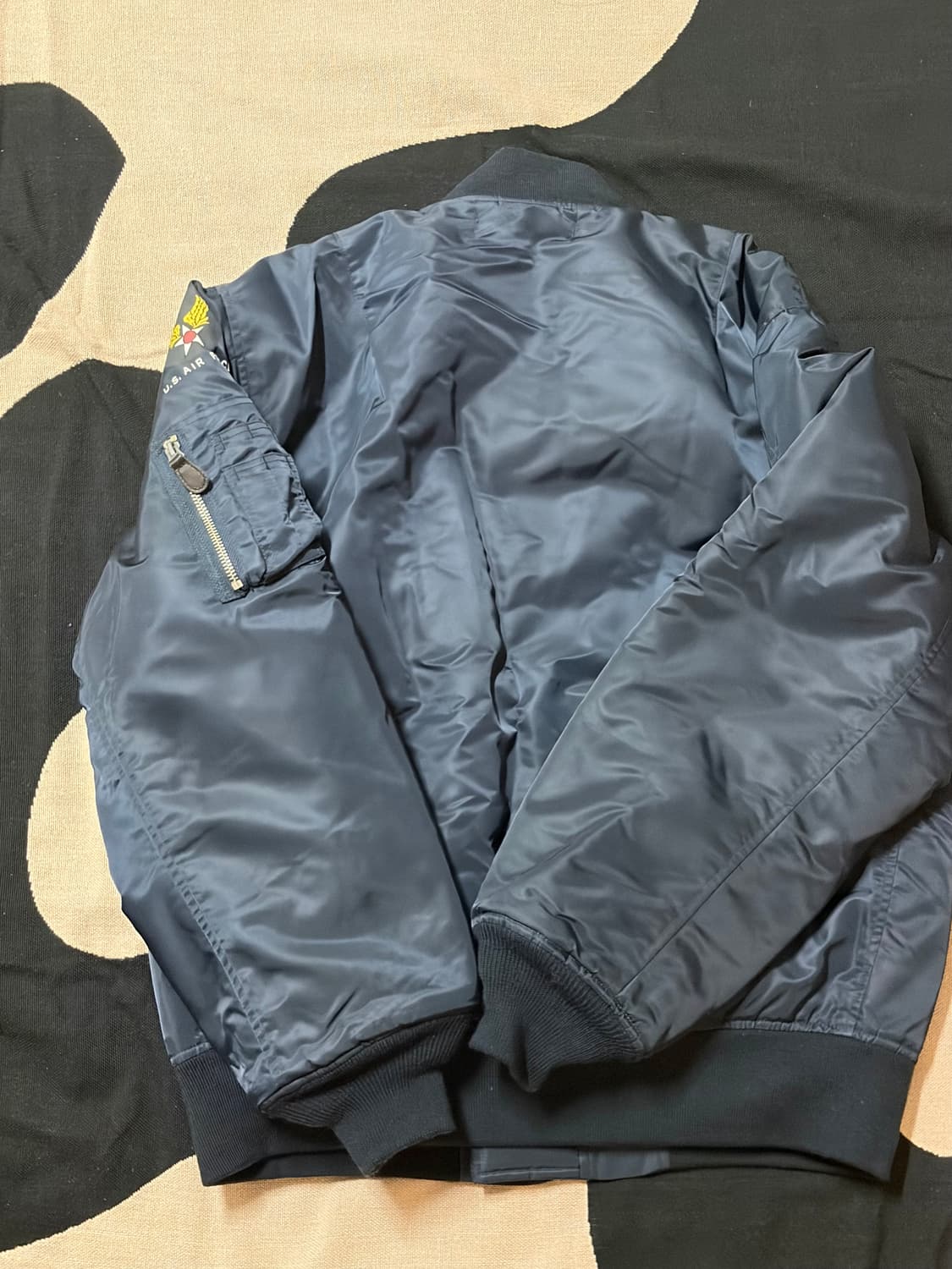 브론슨 MA-1 네이비 / A급 상품이미지4