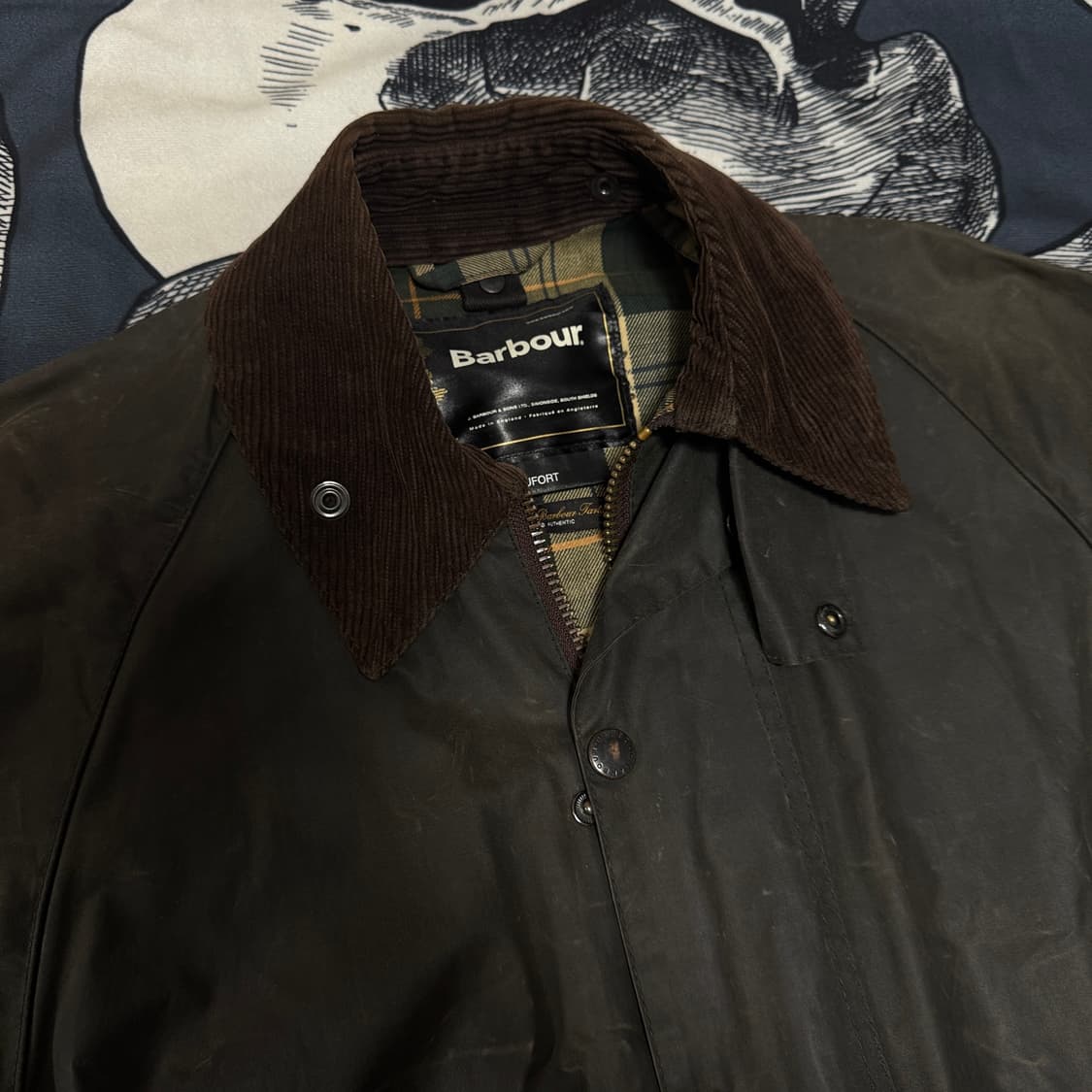 바버 뷰포트 왁스자켓 34 사이즈 상품이미지8