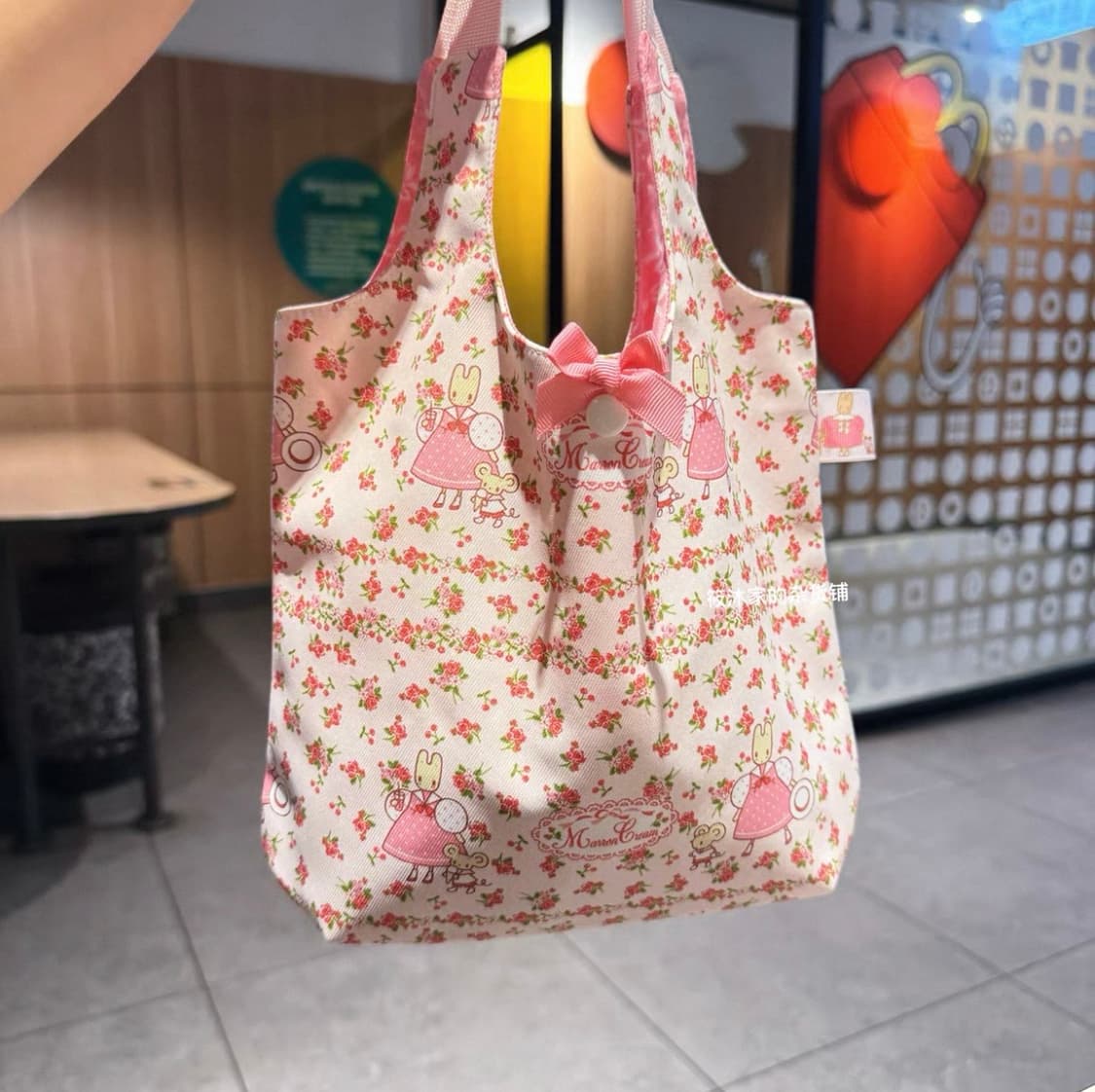 마론크림 손가방 도시락가방 산리오가방 새상품 상품이미지1