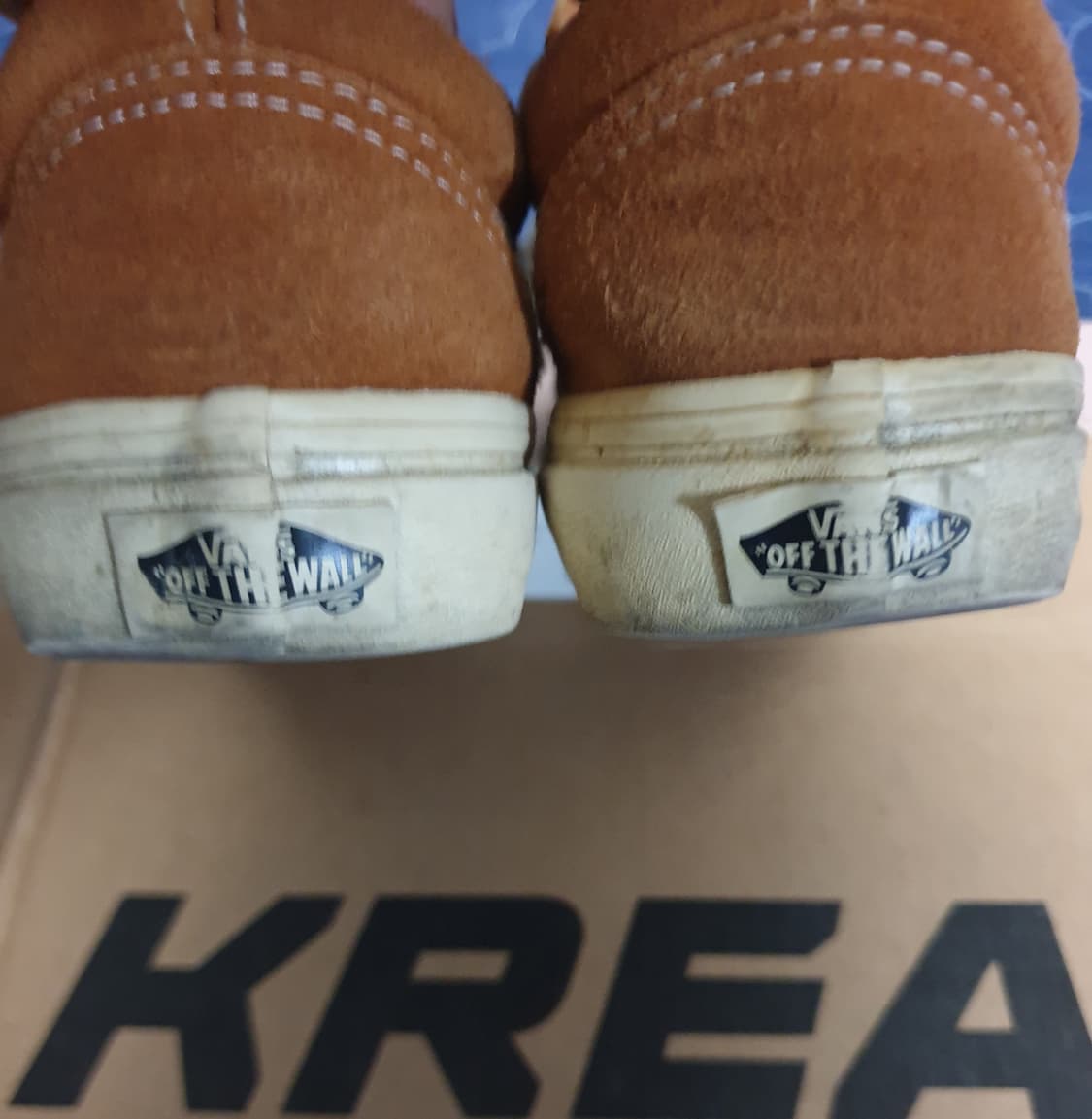 (빈티지) 반스 스웨이드 올드스쿨 로우 스니커즈 브릭 (230) 상품이미지4