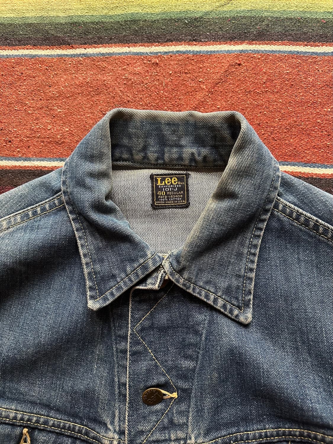 70s USA LEE 101J Denim Jacket 상품이미지4