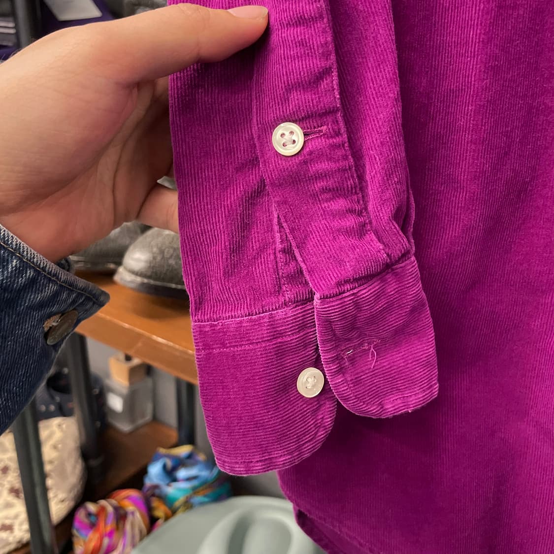 90s 폴로 랄프로렌 블레이크 핏 코듀로이 셔츠 N415 상품이미지6