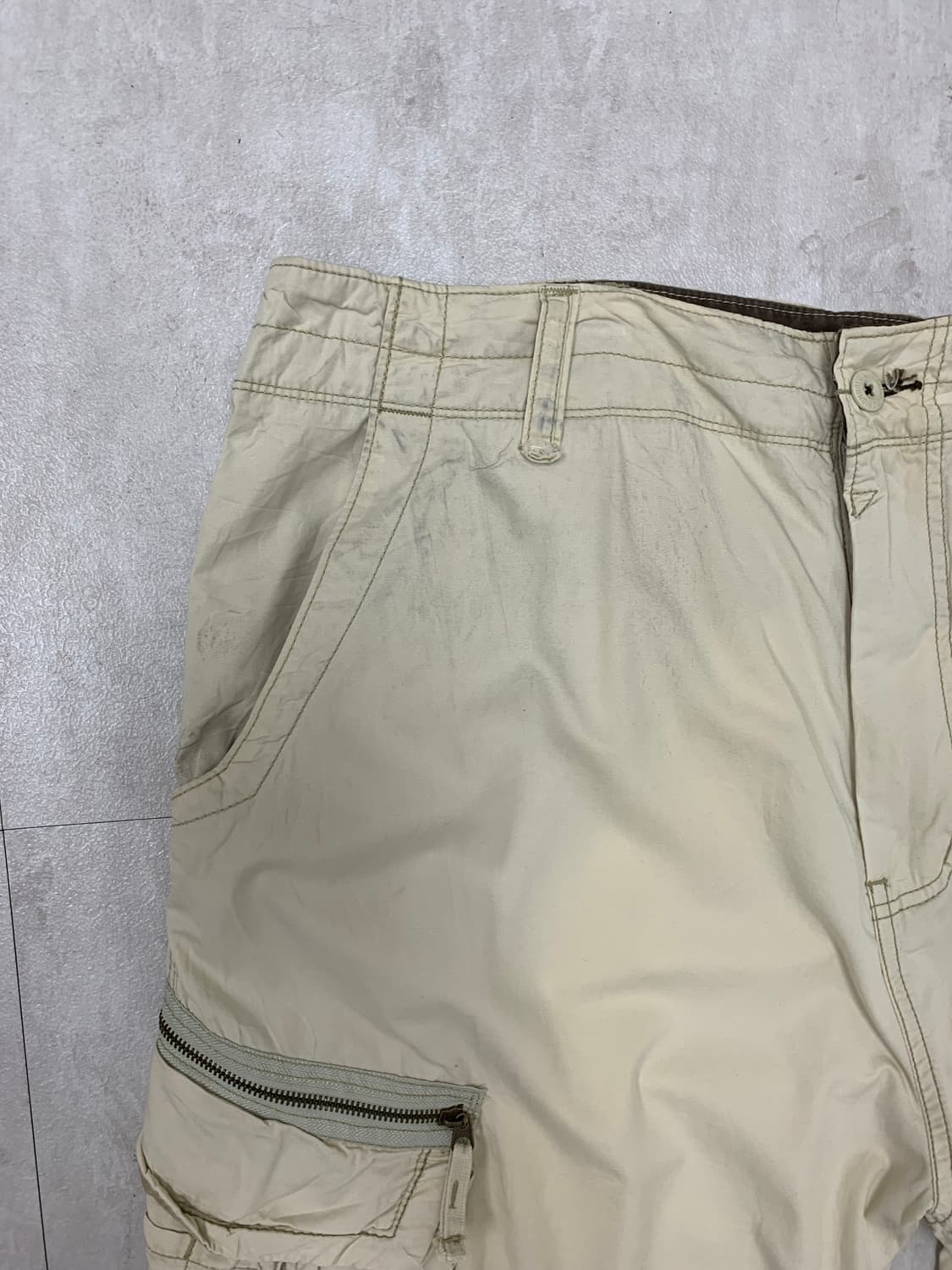 UNIONBAY 아이보리 카고팬츠 상품이미지5