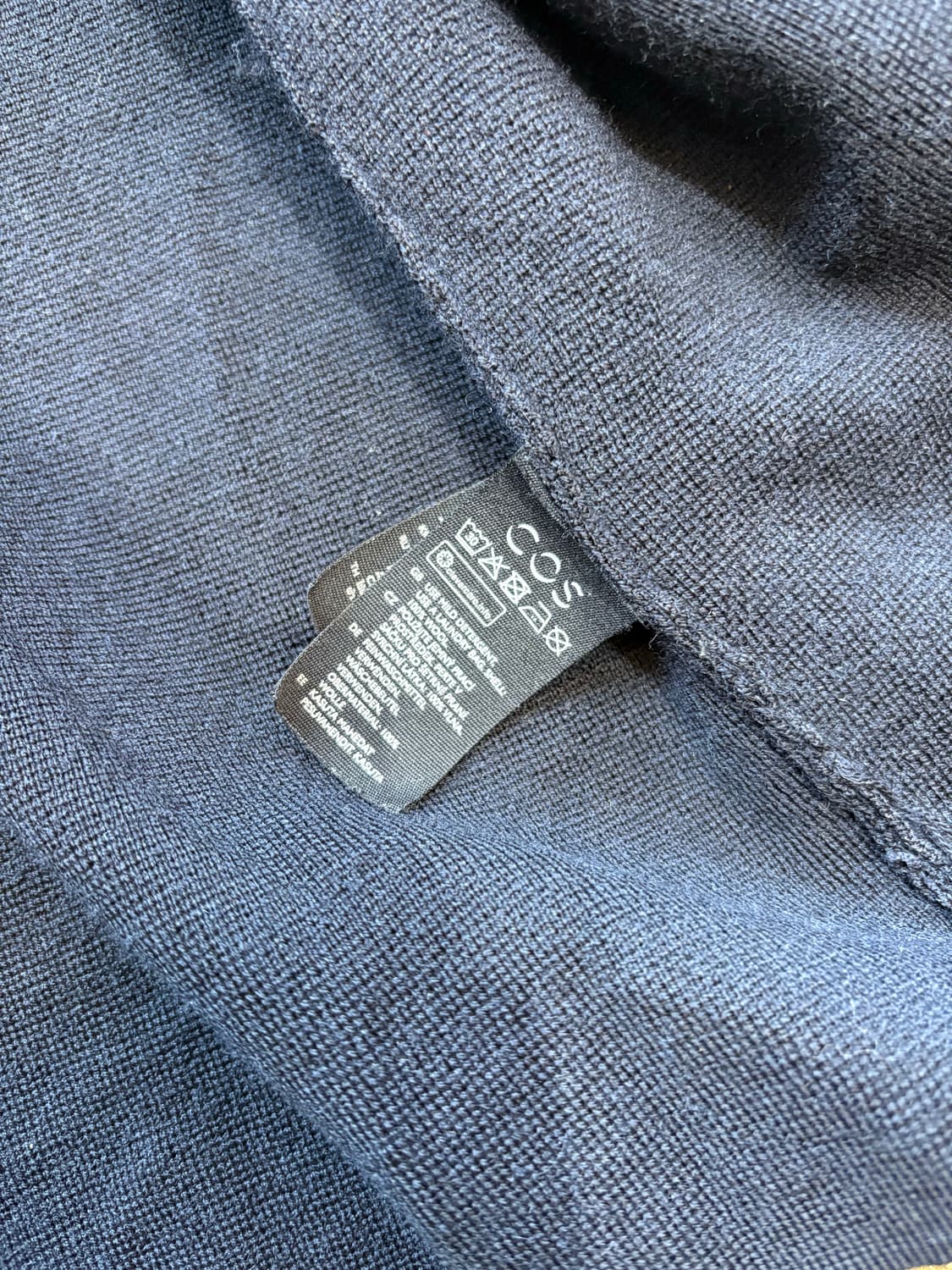 COS 엘보우 패치 울 카라 가디건 상품이미지4