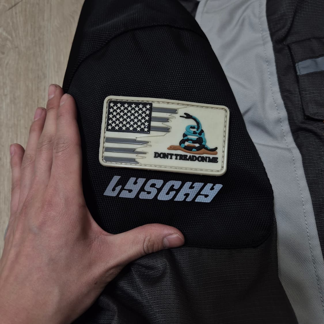 LYSCHY 라이시 남성 사이드패치 레이싱 오토바이 바이크 자켓 5XL 상품이미지6