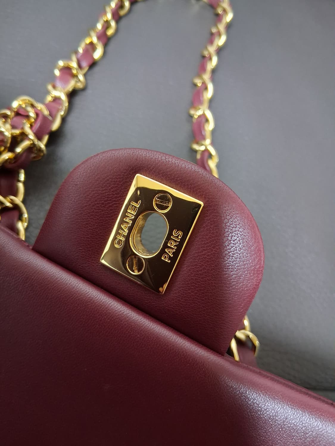 샤넬버건디크로스숄더백 상품이미지6