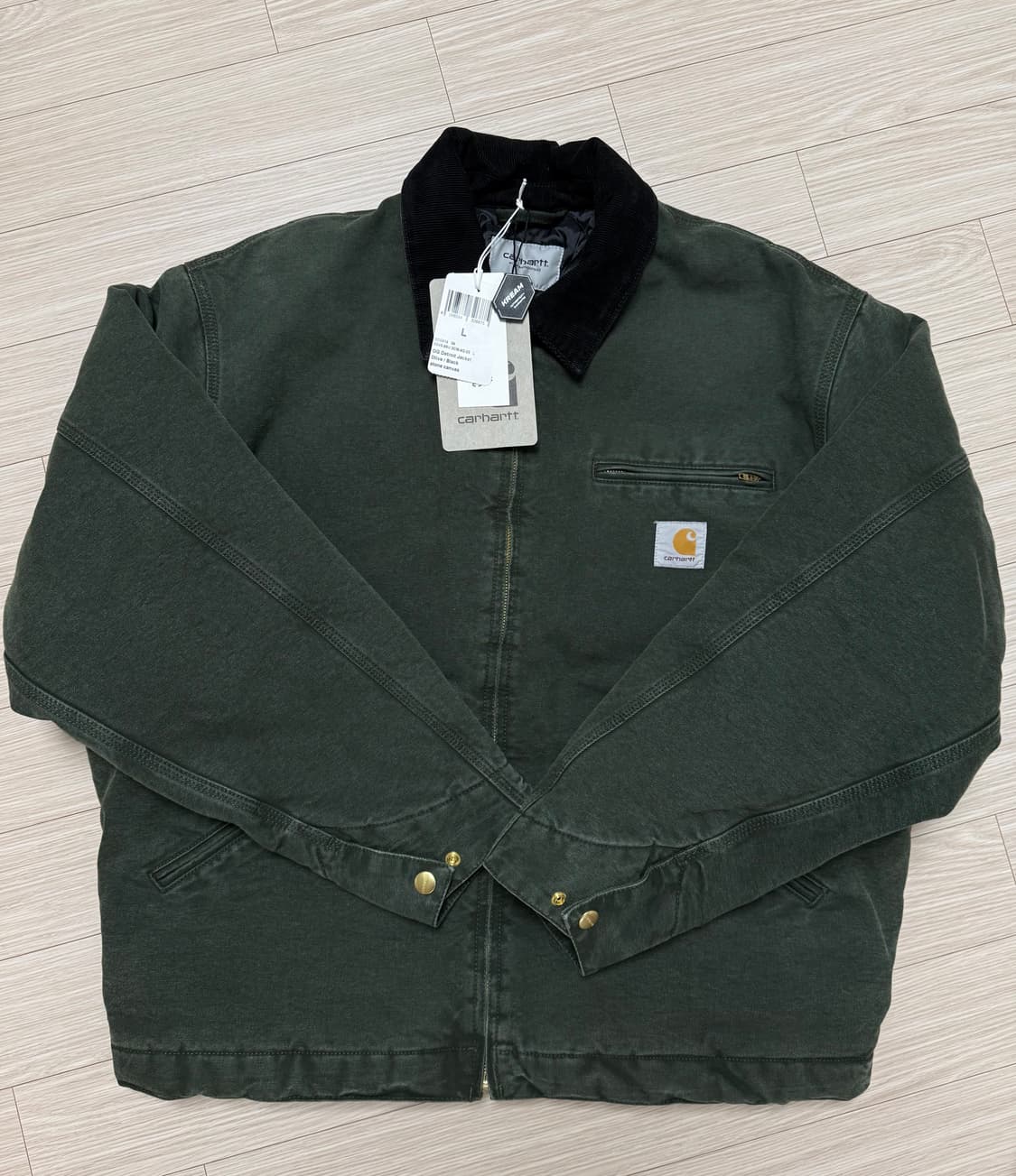 [L]칼하트 wip og 디트로이트 자켓 올리브 상품이미지1