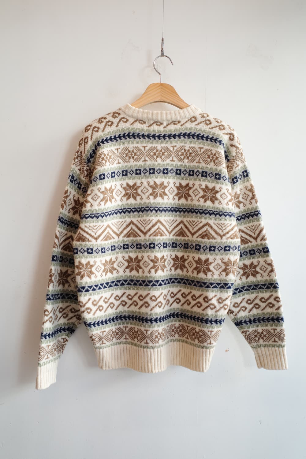 Japan brand 울 패턴 니트  상품이미지6