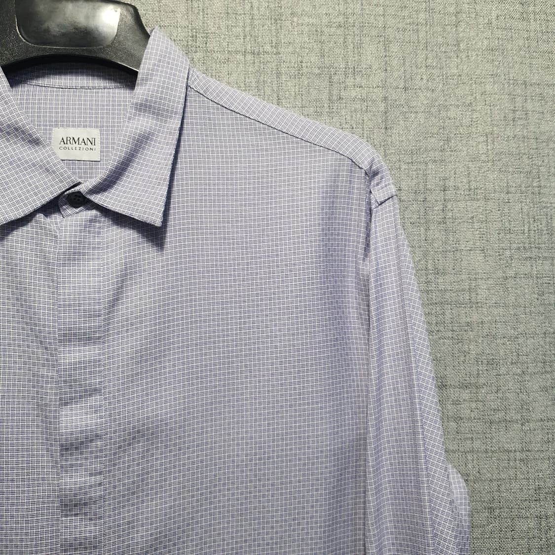아르마니 꼴레지오니 남성 체크 셔츠  상품이미지4