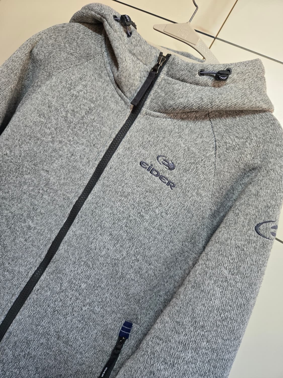 아이더 남성 기모 플리스 후드 집업 상품이미지2