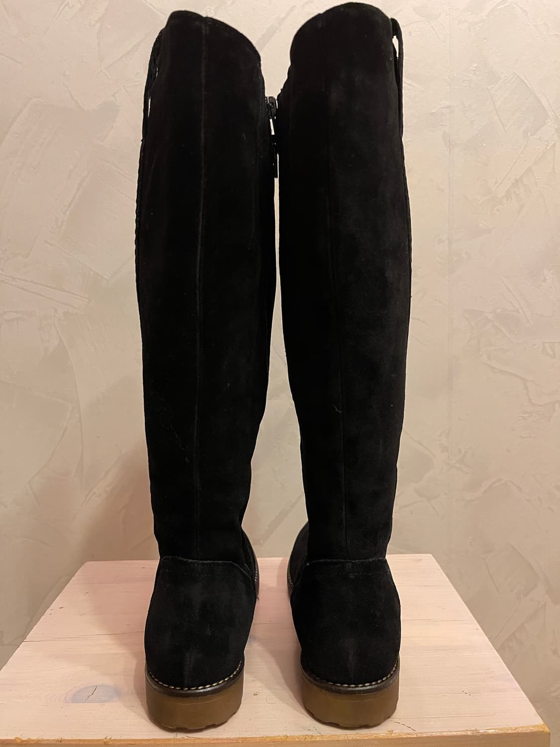 Hawkins호킨스 'Grace Garden' 블랙 스웨이드 롱부츠 상품이미지3