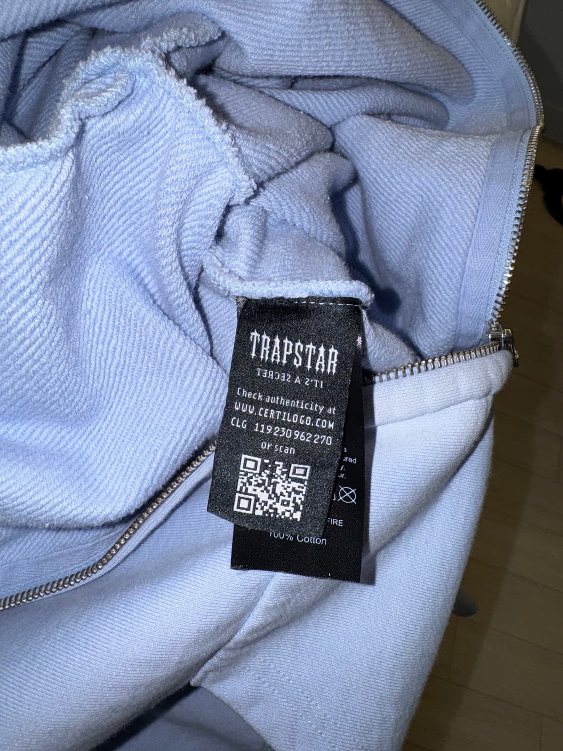 트랩스타 후드집업 민트 블루 크롬하츠 베이프 빈티지 상품이미지10