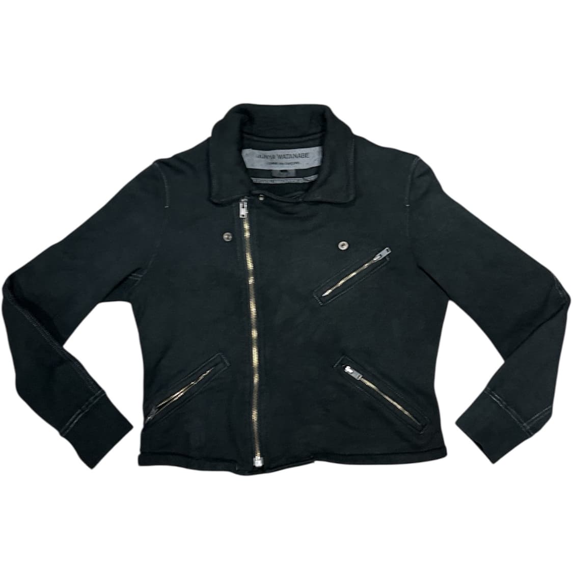 2013 준야 와타나베 전면부 3중 지퍼 면 라이더 자켓 상품이미지1