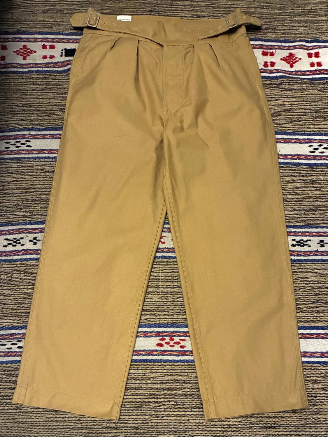 (L~XL)브론슨 논스탁 아미 투턱 구르카팬츠 카키베이지 상품이미지3