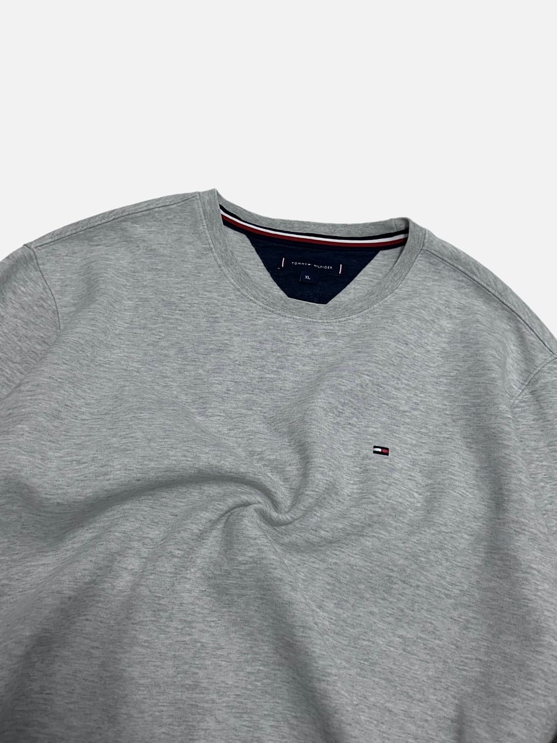 타미힐피거 스몰 로고 맨투맨 멜란지그레이 상품이미지2