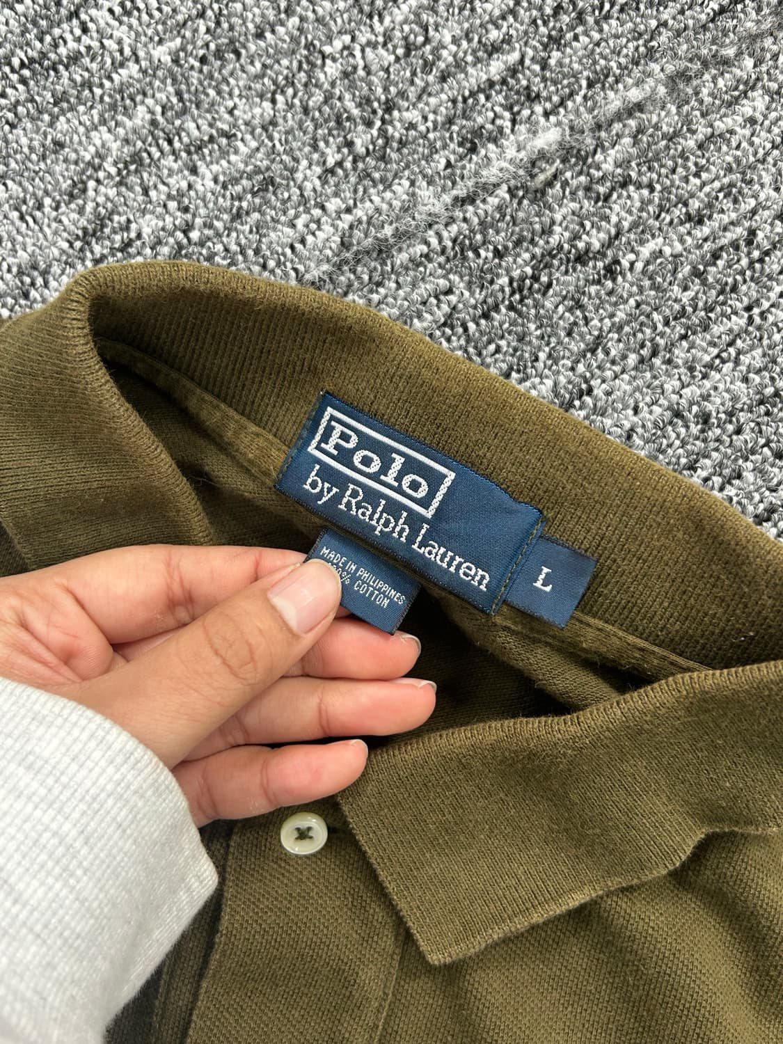 폴로 랄프로렌 카키 브라운 pk L 상품이미지5