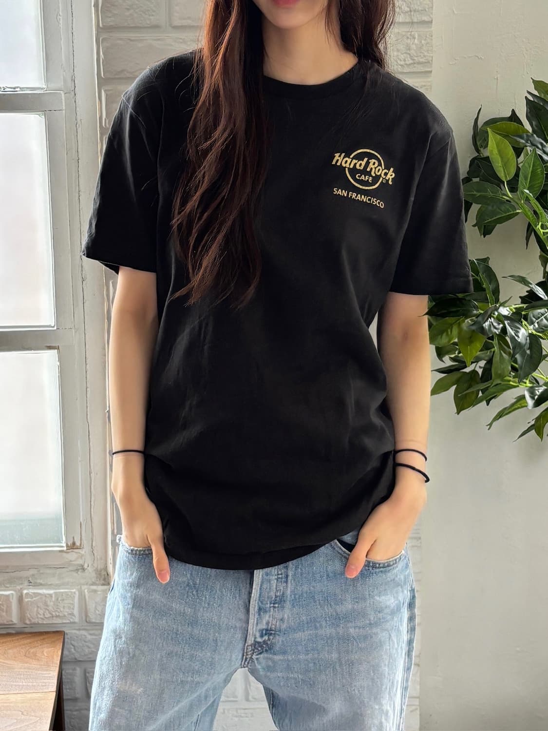 하드락 백 프린팅 반팔 상품이미지2