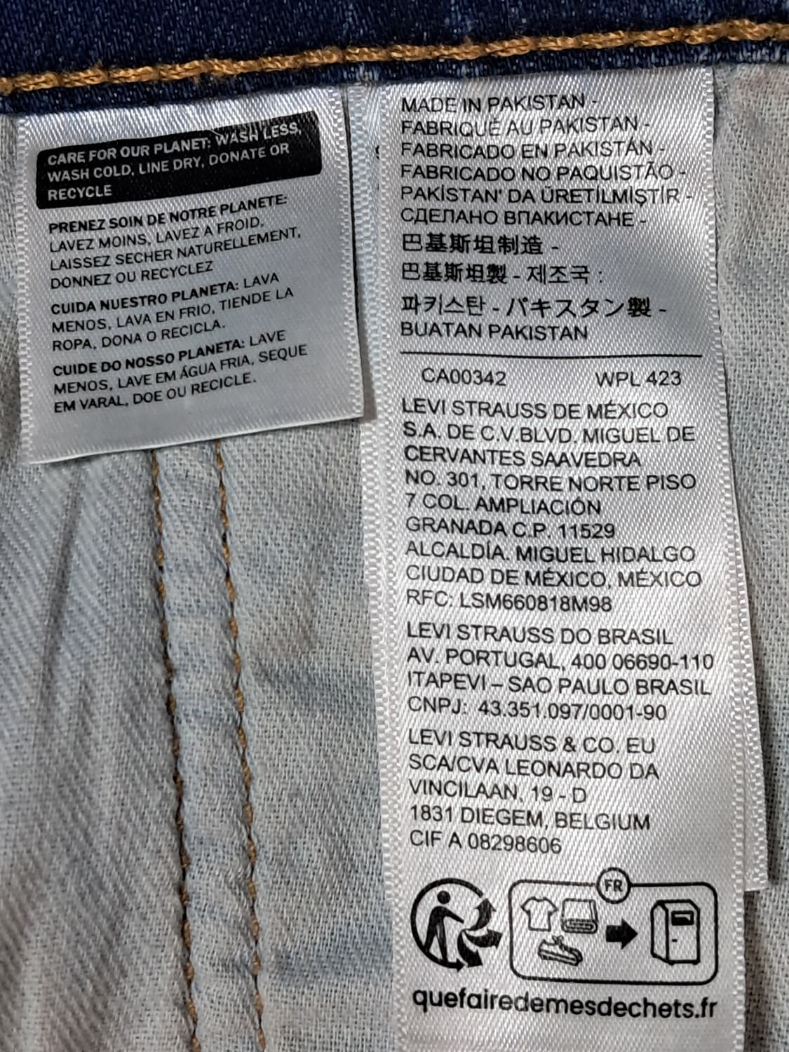 리바이스 505 청바지 34 상품이미지8