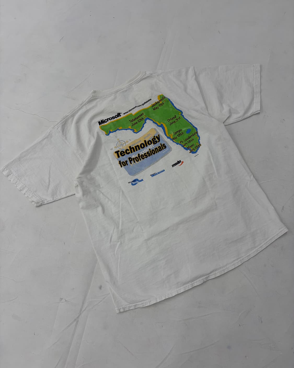 90s Microsoft Premier Club Tee (white) 상품이미지2