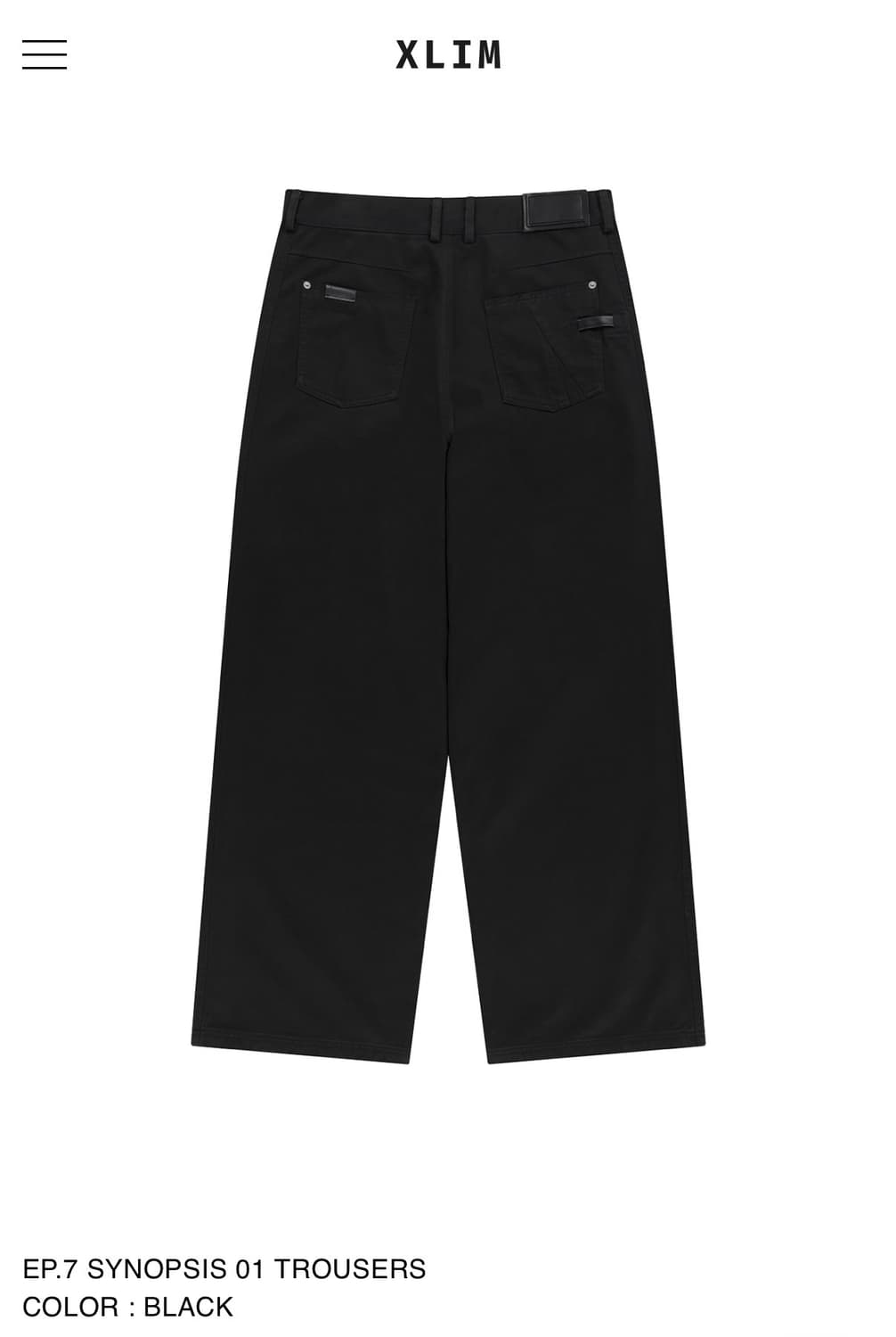Xlim ep.7 synopsis 01 trousers M 상품이미지2
