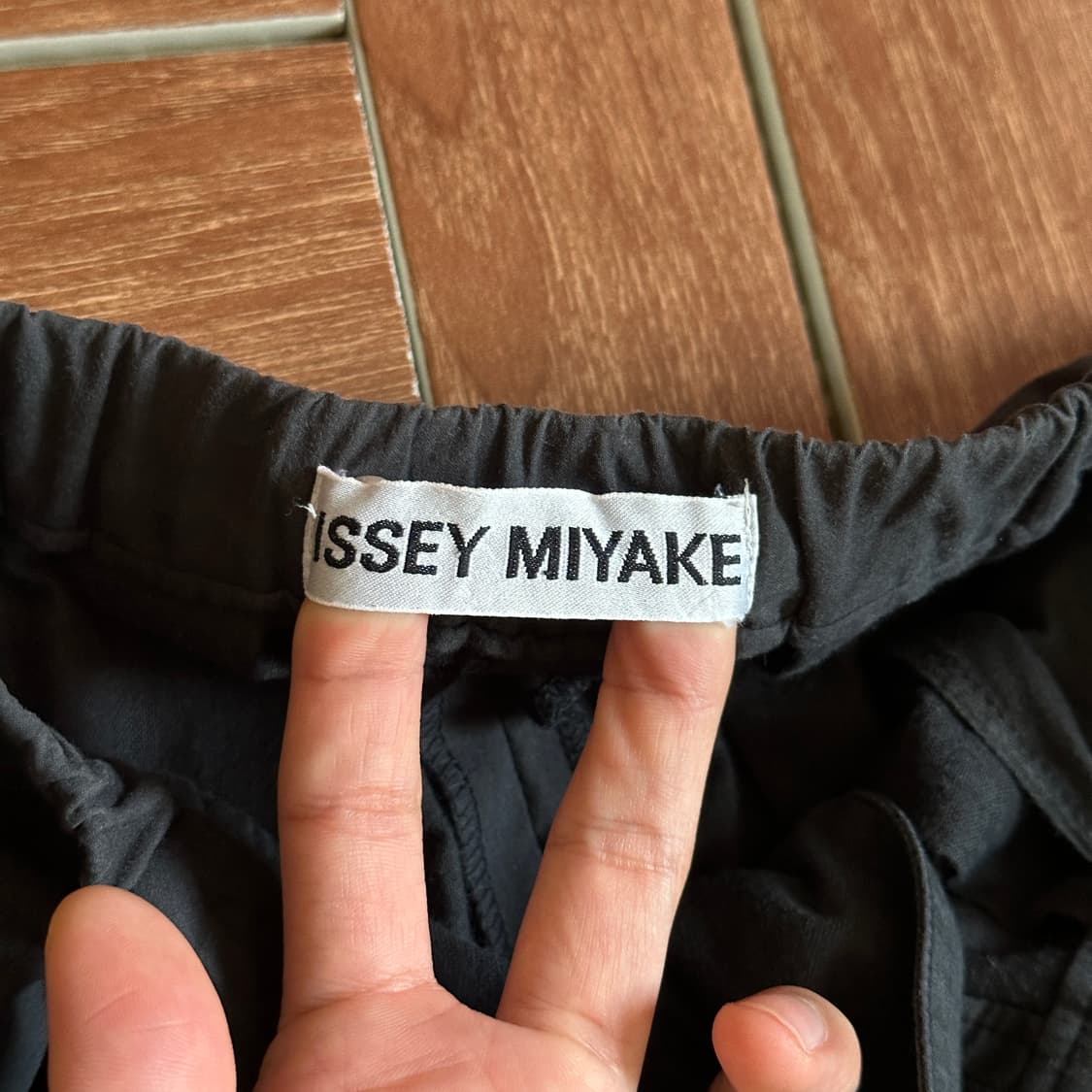 Issey miyake twopleats wide cotton pants 상품이미지7