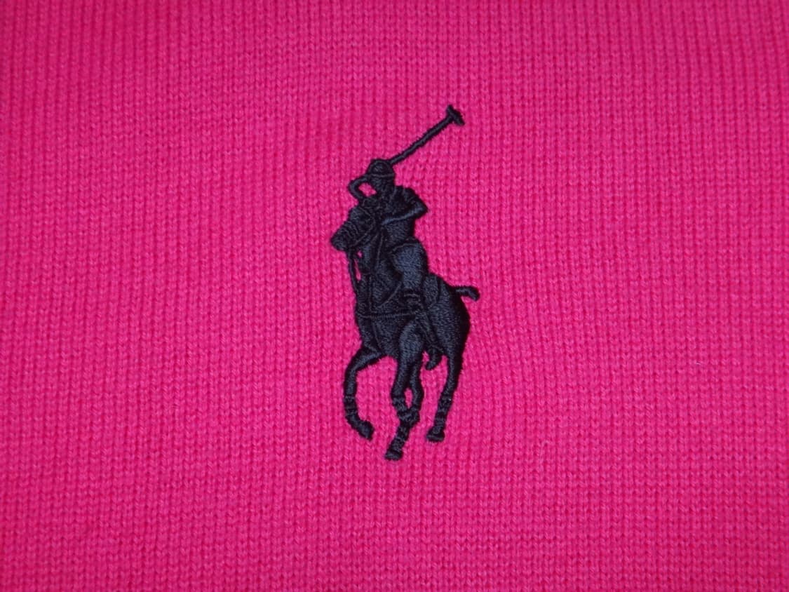 (XS) 폴로골프 빅포니 자수 여성 터틀넥 니트 집업 상품이미지4