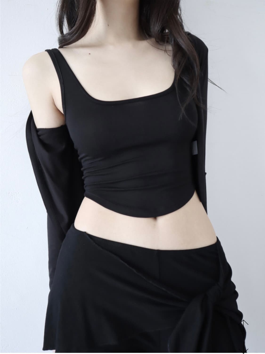 새상품)클라따 소프트 슬리브리스&가디건 세트 상품이미지5