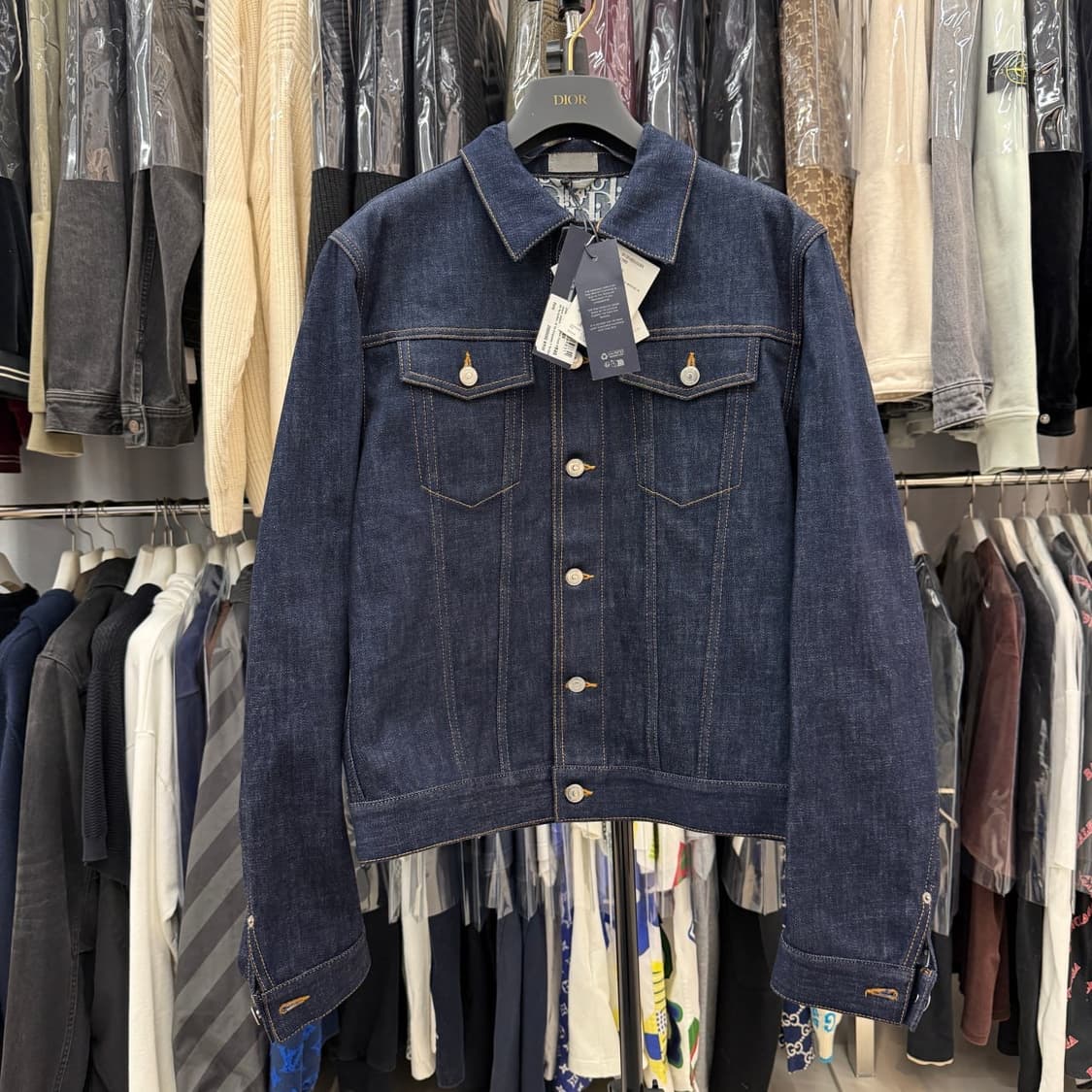 [리오브전포점] 디올 오블리크 자카드 데님 자켓 상품이미지1