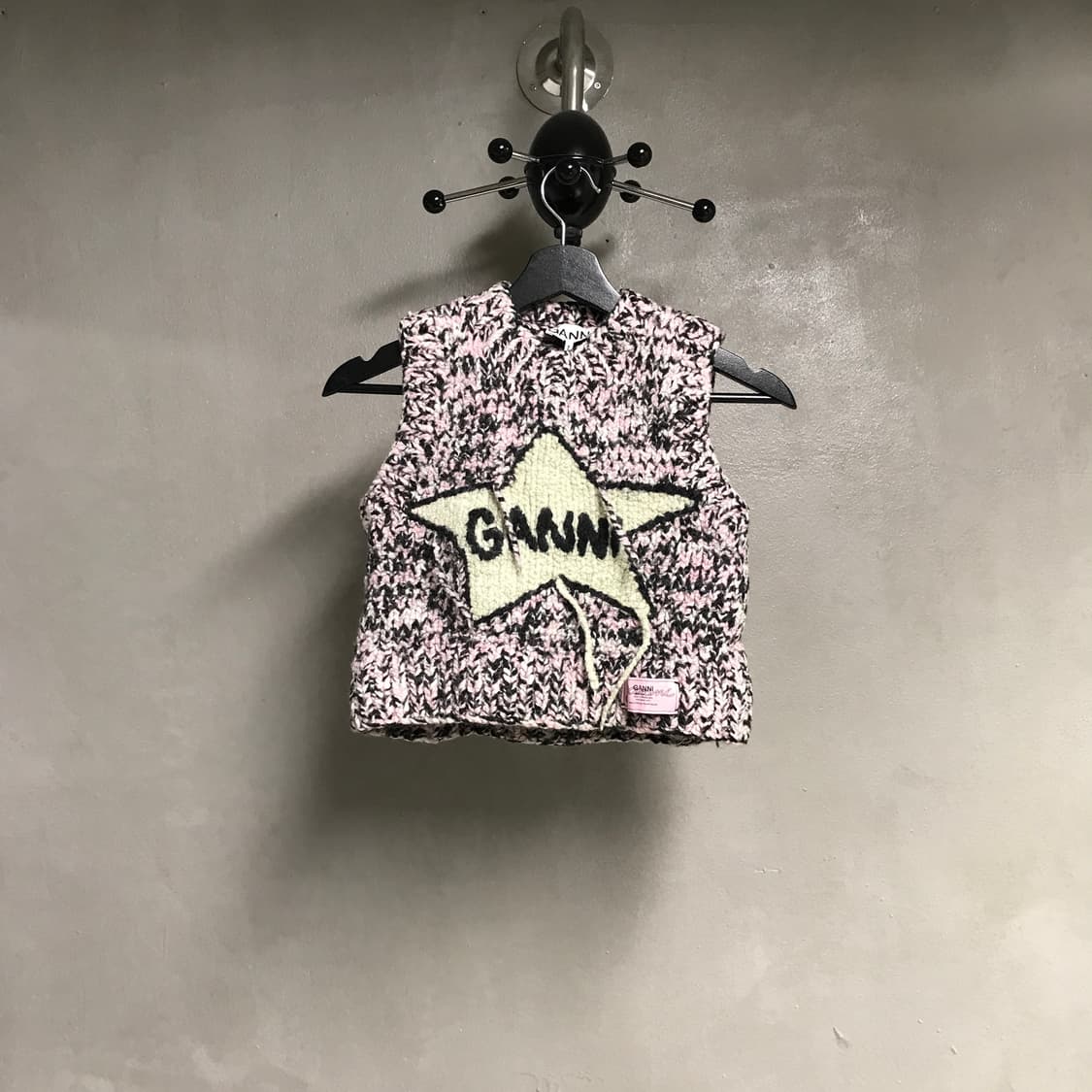 가니 로고 니트 베스트 0(W) 상품이미지1