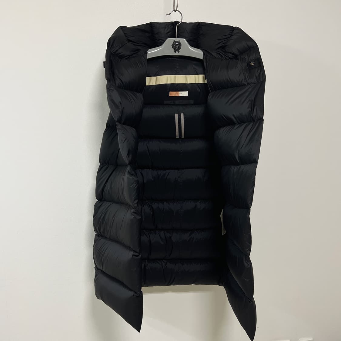 릭오웬스 16FW "MASTODON" 후디드 구스다운 롱패딩 베스트 상품이미지5