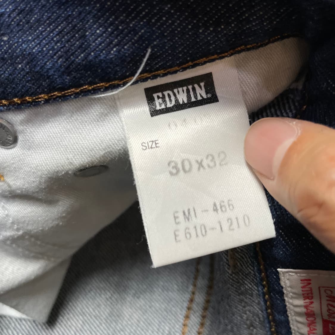 (30) 에드윈 30X32 진청 데님 팬츠 상품이미지5