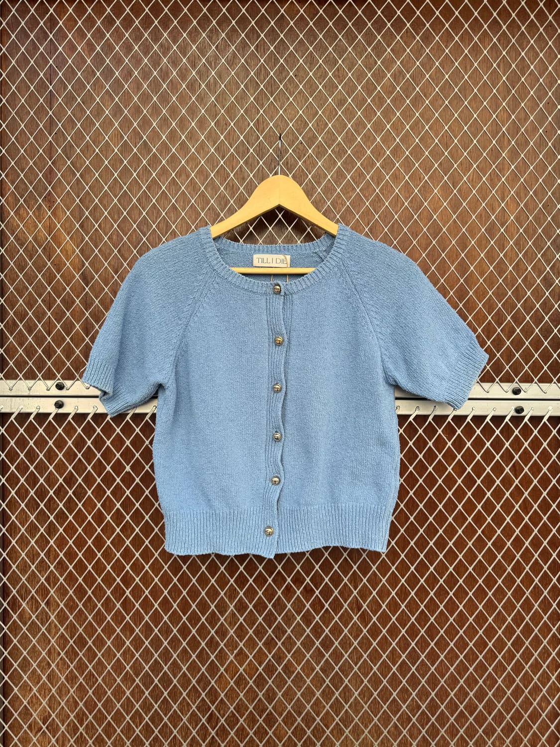 틸아이다이 로지 하프 슬리브 가디건 라운드 반팔 니트 F 상품이미지9