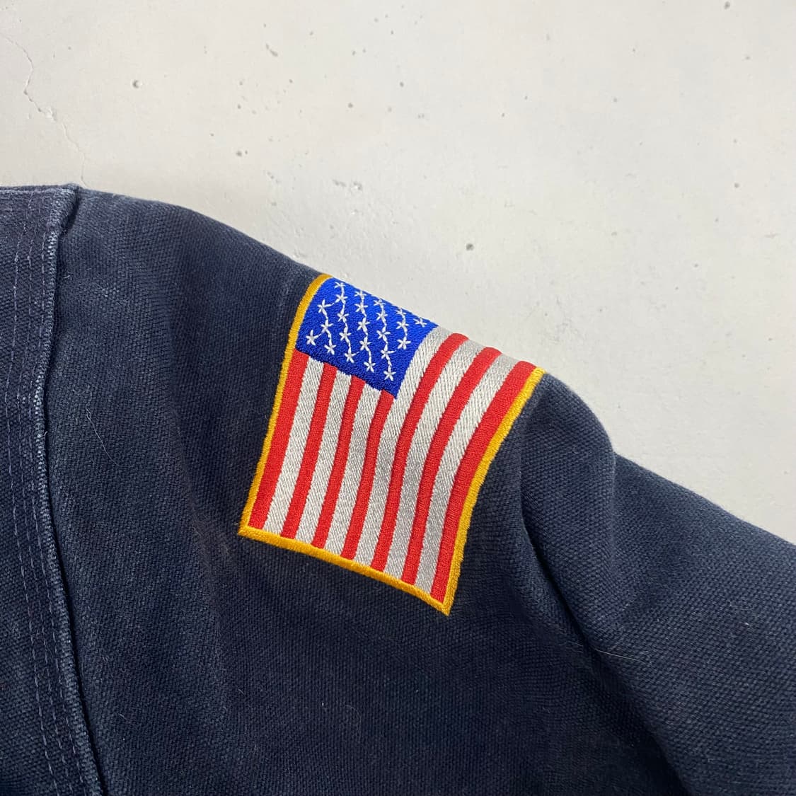 칼하트 J131 네이비 샌드스톤 엑티브 워크 자켓 (108) 상품이미지5