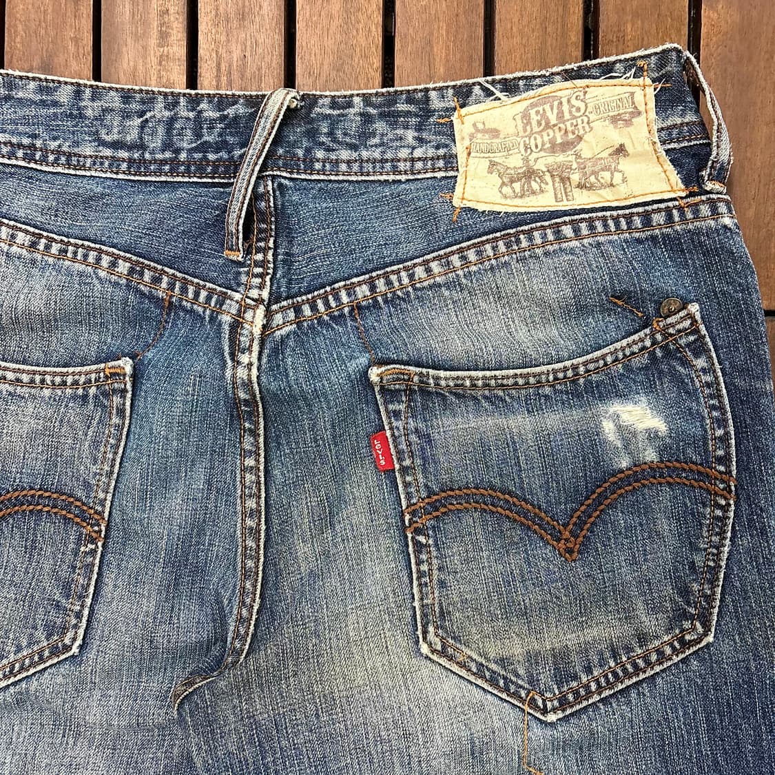 (33) 리바이스 쿠퍼 웨스턴 워싱 데님 팬츠 상품이미지4
