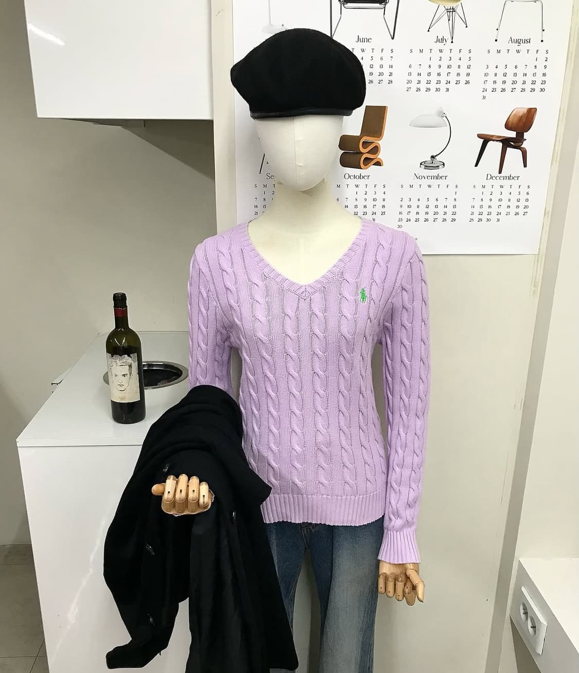 폴로 케이블 니트 상품이미지5