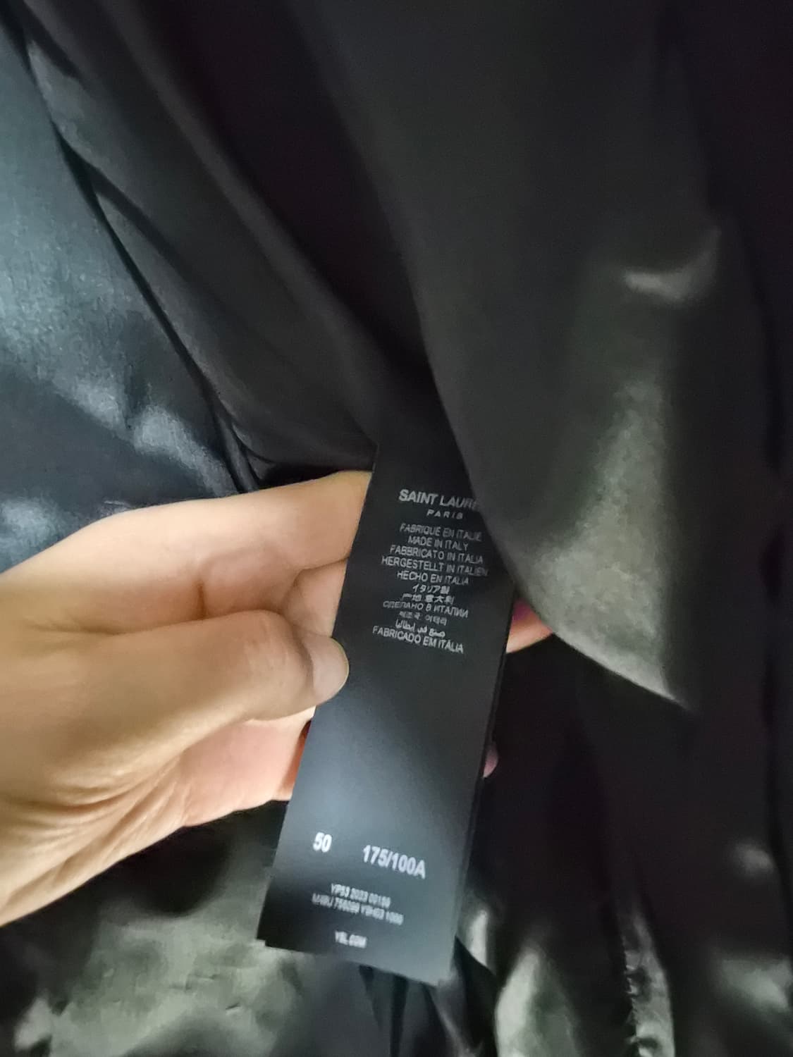 생로랑 23fw 런웨이 롱 패딩 맥시 코트 팝니다 프라다 루이비통 구찌  상품이미지7