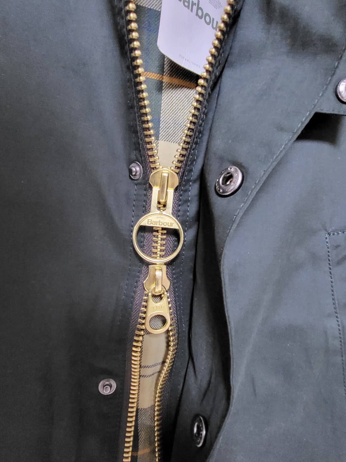 바버 OS 피치드 비데일 논왁스 세이지(42사이즈) 새상품 상품이미지3